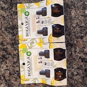 Botanica Fresh Pineapple & Tunisian Rosemary scented oil lot of 2 each has 2 oil